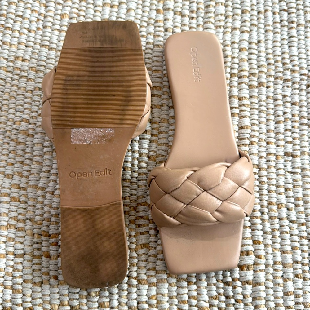 Open Edit sandals
Lucca Slide 
Worn once for an event